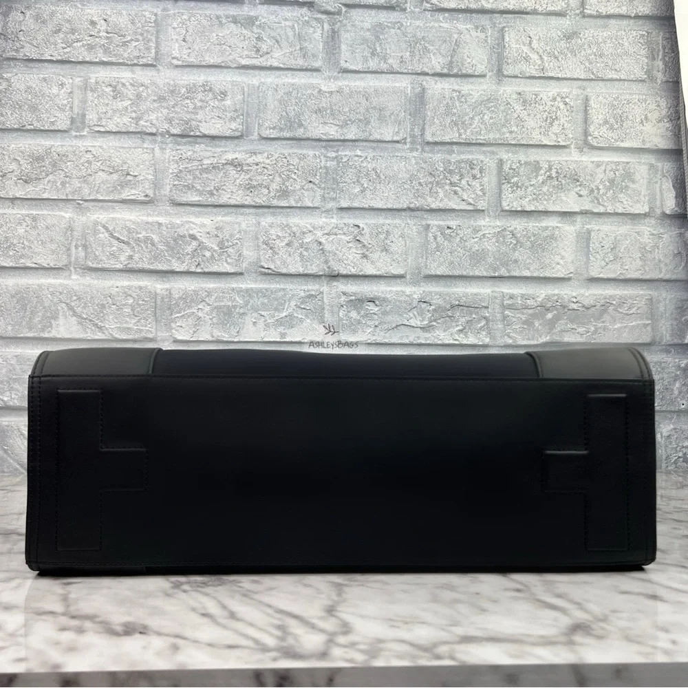 Tory Burch Large Ella Nylon Tote In Black - Picture 6 of 9